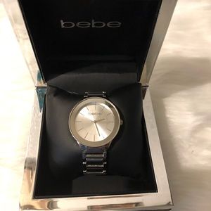 BEBE watch color silver